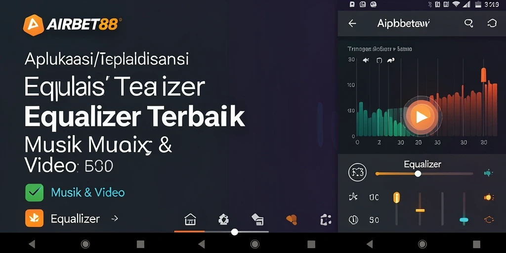 Tampilan antarmuka modern AIRBET88 yang intuitif untuk pengguna Equalizer.