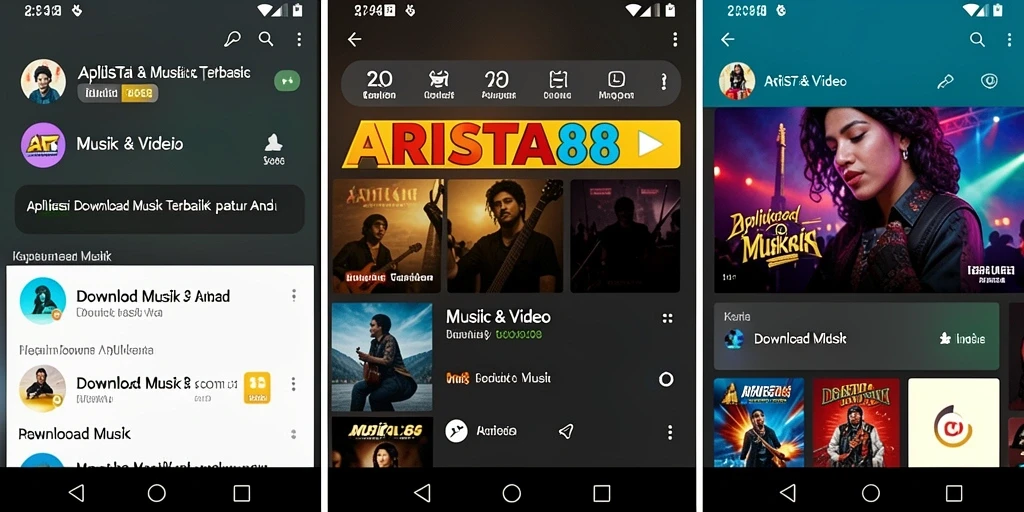 Tampilan antarmuka ARISTA88 yang user-friendly dan menarik.
