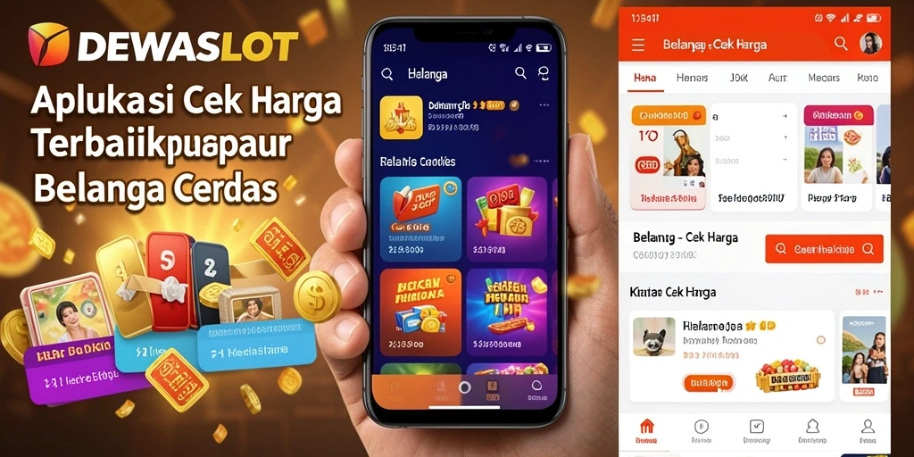 Antarmuka aplikasi DEWASLOT untuk Cek Harga yang mudah digunakan.