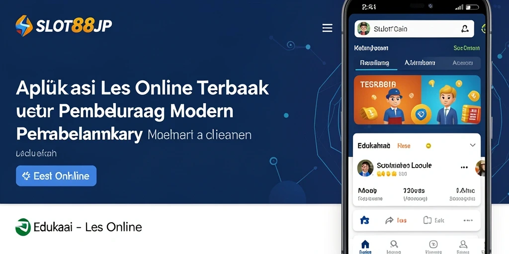 Antarmuka SLOT88JP yang interaktif dan menarik untuk Les Online.